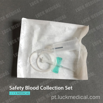 Conjunto de coleta de sangue de segurança Lok